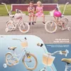 Vélo enfant 16 pouces 4-6 ans Vélo fleur bleu Sun Baby Voir les images du produit 8