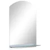vidaXL Lustro ścienne z półką 40×60 cm szkło hartowane Podgląd zdjęcia produktu 1