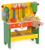 Mentari Holz Werkbank Spielzeug mit Säge und Werkzeug - Produktbild-Vorschau 1
