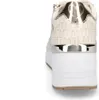 Marco Tozzi Damen Keil Sneaker beige gold Produktbild-Vorschau 3