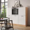 Küchenblock Vicco R-Line Weiß Hochglanz/Goldkraft Eiche 180 Produktbild-Vorschau 5