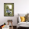 ARTland Poster Hortensien am Fenster Größe: 90x120 cm Produktbild-Vorschau 5