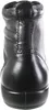 The back view of a black leather shoe. Produktbild-Vorschau