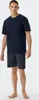 Schiesser Herren Schlafanzug kurz blau 56  ST Produktbild-Vorschau 4