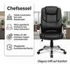 Mucola Chefsessel Schreibtischstuhl BüBraunuhl Kunstleder Produktbild-Vorschau 11