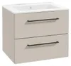 Hängender Waschtischunterschrank Set Kaschmir 60cm mit Produktbild-Vorschau 2