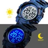 Alienwork Seven-color LED Digital Kinderuhr Jungen Mädchen Produktbild-Vorschau 5