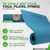 Tunturi Yoga Mat 8mm - Pilates mat - Extra dikke fitness Productafbeelding-voorbeeld 2