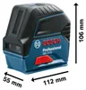 Bosch GLL 2-15 G Professional, IP64, 1,5 V, 570 g Náhled obrázku produktu 15