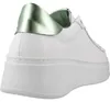 Damen Sneaker Pia302a aus Leder in Weiß mit Plateausohle Produktbild-Vorschau 3