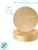 Argon Ta Metallic-Untersetzer – 10 cm – Gold – 6 Stück Produktbild-Vorschau 3