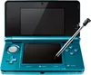A teal Nintendo 3DS handheld gaming console is shown from a front-facing, slightly angled perspective against a white background. Produktbild-Vorschau