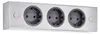 Thebo Ecksteckdose 174826 Edelstahl ST 3002 3fach 240 x 63 Produktbild-Vorschau 2