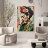 Arte Murale XXL Frida Kahlo 80x120 cm 1 pezzo Decorazione Anteprima dell’immagine prodotto 3