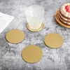 6-teiliges goldfarbenes Untersetzer-Set aus Edelstahl mit Produktbild-Vorschau 3