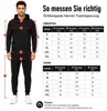 Herren Jogginganzug einfarbig 100% BW 586 Schwarz L Produktbild-Vorschau 6