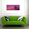 Wallario Premium Leinwandbild Mond und Baum am Abend bei Produktbild-Vorschau 2