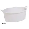 Bacinella ICS P12160, 33 litri, 60 cm, bianca, ovale, con Anteprima dell’immagine prodotto 3