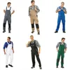 Planam Canvas 320 Latzhose Kornblau, Größe:54 Produktbild-Vorschau 14