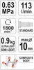 YATO Bohrmaschine (Druckluft) YT-09703 pneumatisch 900g Produktbild-Vorschau 5