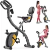 Hop-Sport 3-in-1 Heimtrainer Fahrrad klappbar HS-3010x Grix Produktbild-Vorschau 18