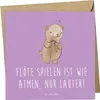 Mr. & Mrs. Panda Glückwunschkarte Flöte Atem - Produktbild-Vorschau 1