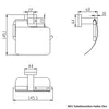 NEG Klorollenhalter/Papier-Halter Eles (silber) Produktbild-Vorschau 3