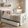 Kinderbett "Wolke" 140x70 cm Weiß | Komplett-Set inkl. Produktbild-Vorschau 4