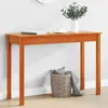 Konzolový stolek voskově hnědý 110x40x75 cm masivní Náhled obrázku produktu 2