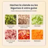 AIORBER Robot de cuisine 4 vitesses avec bol en verre, Voir les images du produit 7