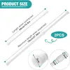 Product size information for extendable rods. Produktbild-Vorschau