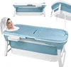 YUENFONG Skládací vana XXL 128 x 62 x 52 cm, ideální do Náhled obrázku produktu 1