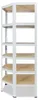 shelfplaza HOME 200x60x30 cm scaffale angolare in bianco Anteprima dell’immagine prodotto 6