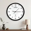 MONZANA® Funk Wanduhr Ø 31cm – Geräuscharm & Modern Produktbild-Vorschau 6