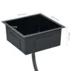 vidaXL Lavello da cucina a mano in acciaio inox nero Anteprima dell’immagine prodotto 18