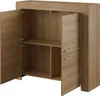 Wohnwand Sky Riviera Eiche, 4-teiliges Set mit Vitrine, Produktbild-Vorschau 8