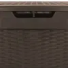 Zahradní úložný box hnědý 119 x 48 x 60 cm polypropylen Náhled obrázku produktu 6