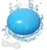 Poolkissen Winter Rund 360 XXL 120x120cm – Hellblau Produktbild-Vorschau 1