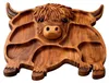 Servierbrett aus Holz in Form einer Highland-Rindskuh, Produktbild-Vorschau 1