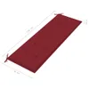 vidaXL Cuscino per panca da giardino rosso vino 150x50x4 cm Anteprima dell’immagine prodotto 14
