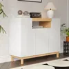 Merax Sideboard mit 3 Türen und 1 offenes Fach, Kommode in Produktbild-Vorschau 3