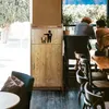 Poubelle en bois avec plateau, chêne clair, usage Voir les images du produit 6
