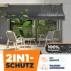 KESSER® Klemmmarkise mit Handkurbel Balkon, Balkonmarkise Produktbild-Vorschau 4