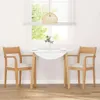 vidaXL Chaises de salle à manger avec coussins 2 pcs. Voir les images du produit 3