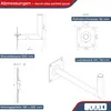 PremiumX 60cm Wandhalter Aluminium SAT Wand Halterung Große Produktbild-Vorschau 4