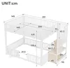 okwish 140×200 Etagenbett mit LED  und Stauraumleiter, Produktbild-Vorschau 7