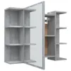vidaXL Kúpeľňová zrkadlová skrinka Grey Sonoma 80x20,5x64 Náhľad obrázku produktu 5