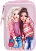 Depesche 3-Fach Federtasche TOPModel Best Friends LED Rosa Produktbild-Vorschau 4