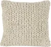 nielsen HOME Kissen Marlin gestrickt, 50x50 cm, Creme Produktbild-Vorschau 1