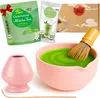 Zestaw matcha latte "Camellia Pink" z czarka z dzióbkiem, Podgląd zdjęcia produktu 1